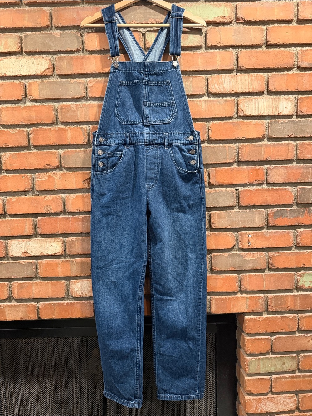 We The Free Indigo Blue Denim Overalls